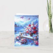 Tout commence avec une bonne énergie, belle carte サンキューカード (裏面)