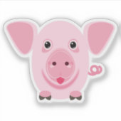Tout est bon dans le cochon(フランスの諺) シール (正面)