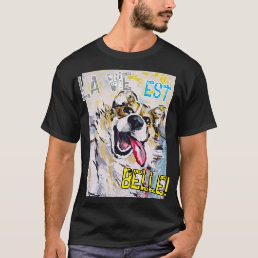 Tout sourire La vie est belle! Tシャツ (正面)