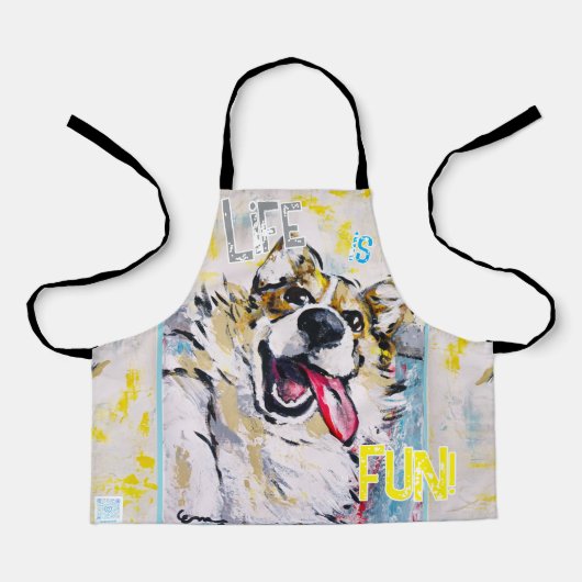 Tout sourire Life is fun! エプロン (正面)