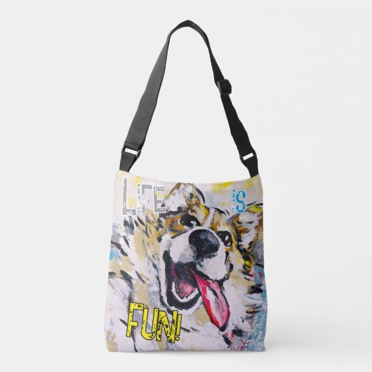 Tout sourire Life is fun! クロスボディバッグ (正面)