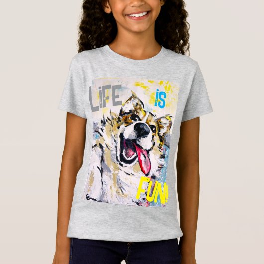 Tout sourire Life is fun! Tシャツ (正面)
