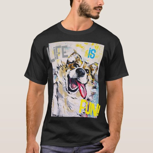Tout sourire Life is fun! Tシャツ (正面)
