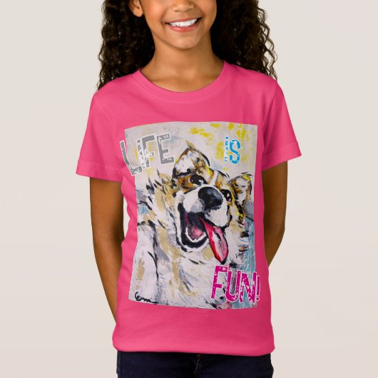 Tout sourire Life is fun! Tシャツ (正面)