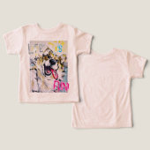 Tout sourire Life is fun! T-shirt (デザイン正面&裏面)