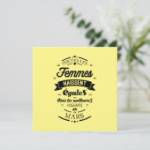 Toutes les femmes naissent égales - Mars カード (スタンド正面)