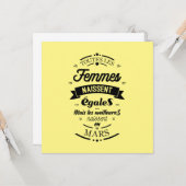 Toutes les femmes naissent égales - Mars カード (正面/裏面インサイチュ)