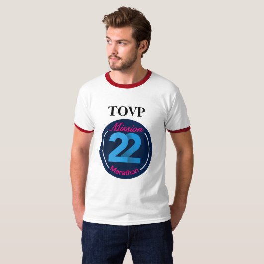 TOVPの代表団22のマラソンのワイシャツ Tシャツ (正面フル)