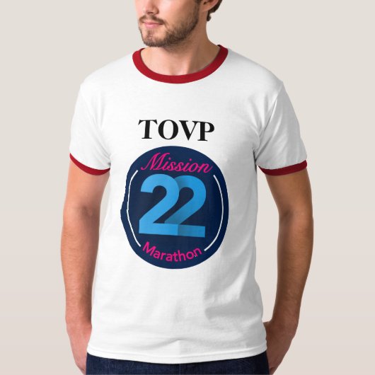 TOVPの代表団22のマラソンのワイシャツ Tシャツ (正面)