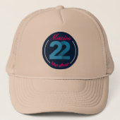 TOVPの代表団22のマラソンの帽子 キャップ (正面)