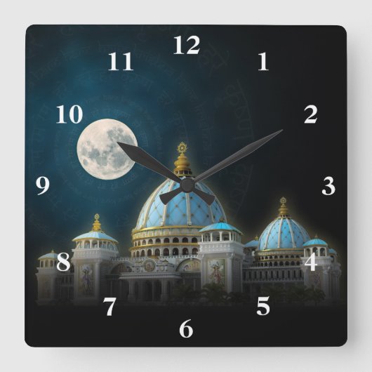 TOVPの時計 スクエア壁時計 (正面)