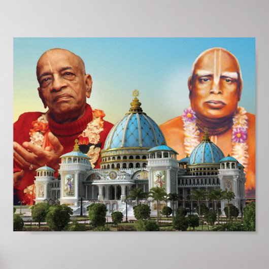 TOVP/Prabhupada/Bhaktivinoda 8 x 10プリント ポスター (正面)