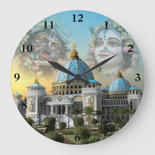 TOVP/Radha Madhava Clock ラージ壁時計 (正面)
