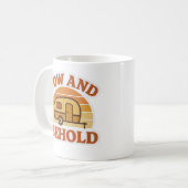 Tow and Behold | Funny Caravan Mug コーヒーマグカップ (正面左)