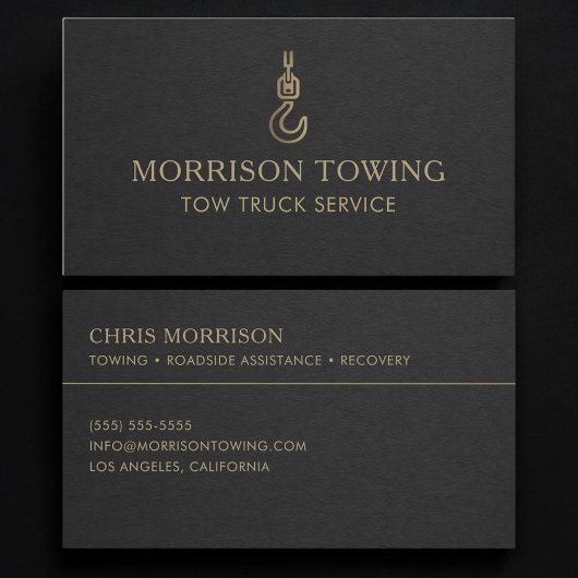 Tow Truck Service 名刺