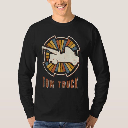 Tow Truck Vintage Classic Retro Love Tシャツ (正面)