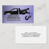 Tow Trucking Logo | Car Care Services 名刺 (正面/裏面)