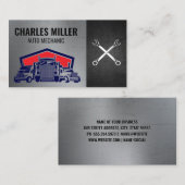 Tow Trucking | Wrenches | Auto Services 名刺 (正面/裏面)