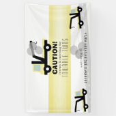 Towable Twosレッカー2ndバースデーバナー 横断幕 (縦)