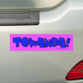 TOWANDA バンパーステッカー (車上)