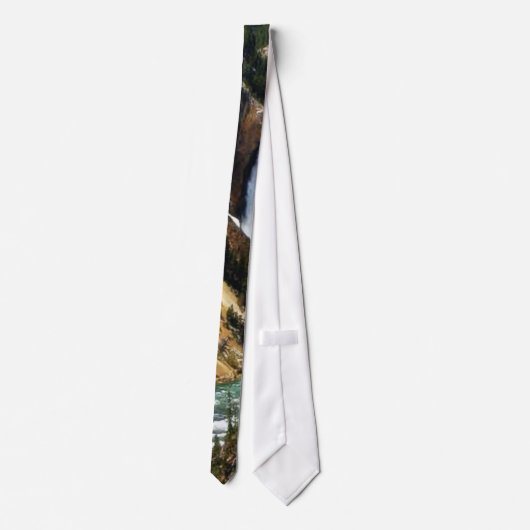 Towarを見るイエローストーン公園のグランドキャニオン ネクタイ (裏面)
