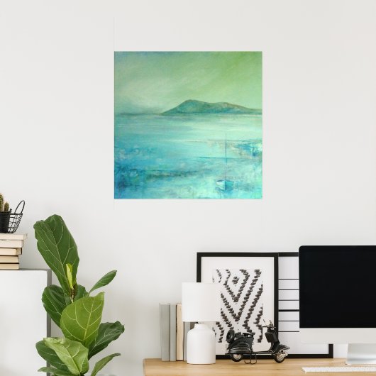 Towards Samson Hill, Isles of Scilly ポスター (ホームオフィス)