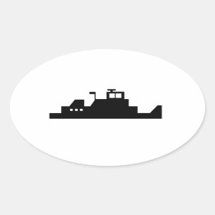 Towboatのロゴのステッカー 楕円形シール