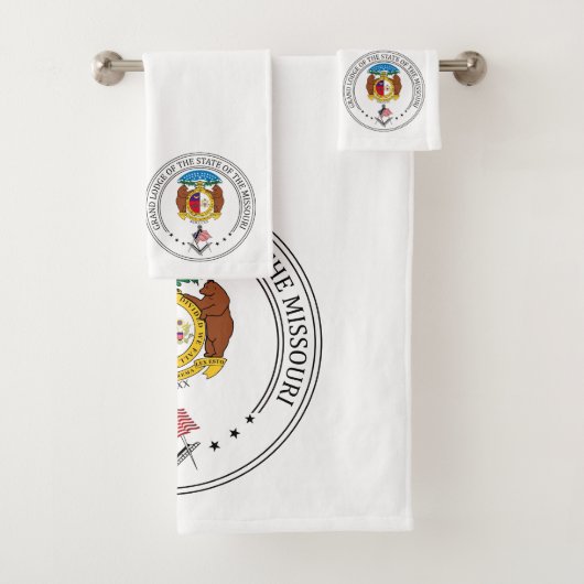 Towel Freemasonry  Loge of state of Missouri バスタオルセット (インサイチュ)