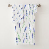 Towel Set - Lavender Patterns バスタオルセット (インサイチュ)