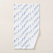 Towel Set - Lavender Patterns バスタオルセット (ハンドタオル)