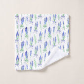 Towel Set - Lavender Patterns バスタオルセット (ウォッシュタオル)