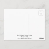 Tower Bridge and Sun Dial, London UKポストカード ポストカード (裏面)