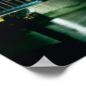 Tower Bridge at Night，ロンドン，イギリス ポスター (角)