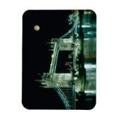 Tower Bridge at Night，ロンドン，イギリス マグネット (縦)
