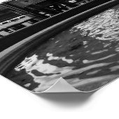 Tower Bridge Black and White Poster ポスター (角)