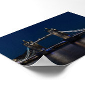 Tower bridge by night ポスター (角)