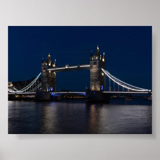 Tower bridge by night ポスター (正面)