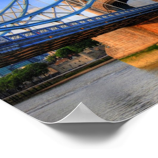 Tower bridge London ポスター (角)