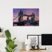 Tower Bridge, London ポスター (ホームオフィス)