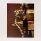 Tower Bridge & London at night, England (英国) ジグソーパズル (縦)