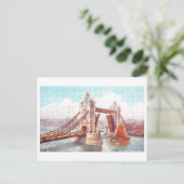Tower Bridge London Vintage Postcard ポストカード (スタンド正面)