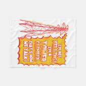 Tower Climber Industrial Climber Sticker  フリースブランケット (正面(横))