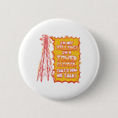 Tower Climber Industrial Climber Sticker  缶バッジ (正面)