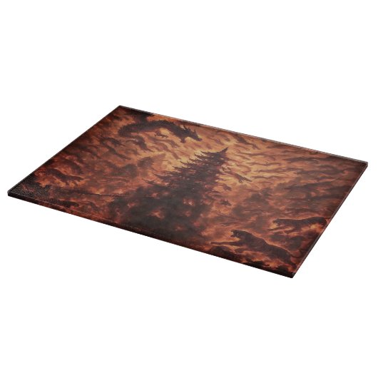 Tower Fire Cutting Board カッティングボード (角)