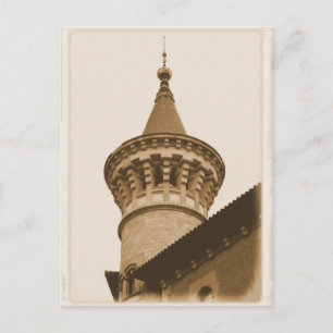 Tower in Barcelona，スペインはがき ポストカード