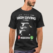 Tower Jumping Is Calling I Must Go Water Hobby Tow Tシャツ (正面)