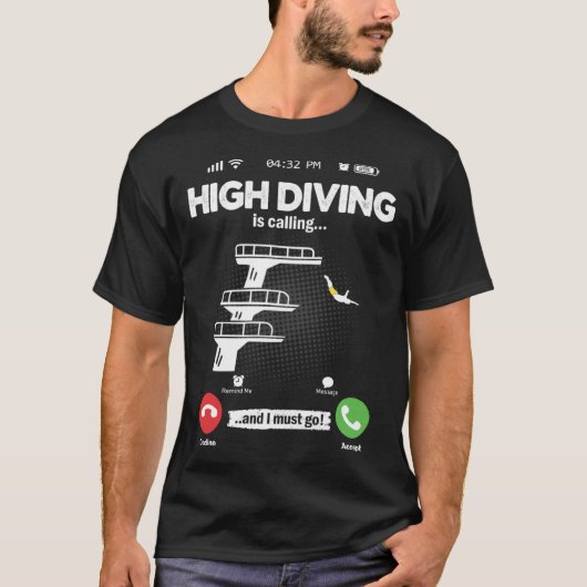 Tower Jumping Is Calling I Must Go Water Hobby Tow Tシャツ (正面)