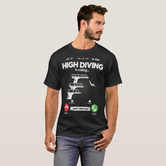 Tower Jumping Is Calling I Must Go Water Hobby Tow Tシャツ (正面フル)