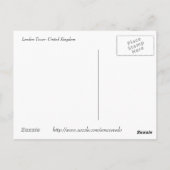 Tower of Londonはがき ポストカード (裏面)