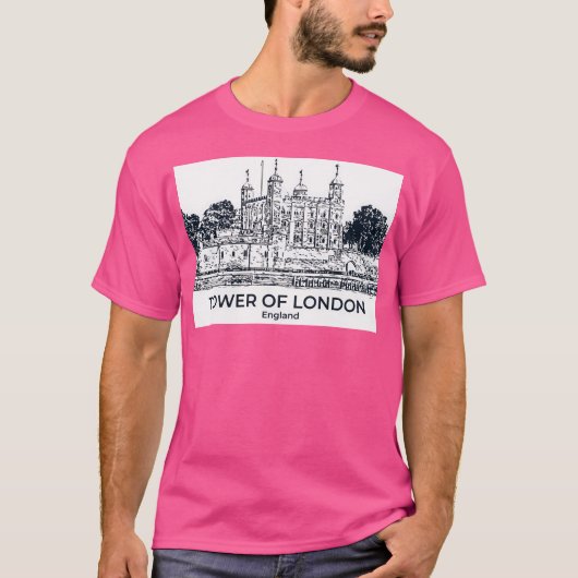 Tower Of London – イギリス Tシャツ (正面)